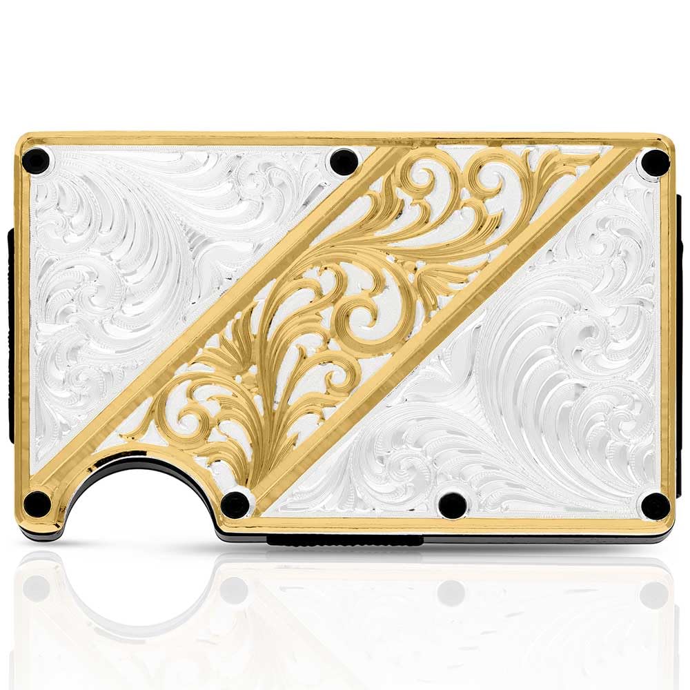 HOTMontana Silversmiths Made in the USA Western Lifestyle Credit Card & Cash Case (Montana Classic)