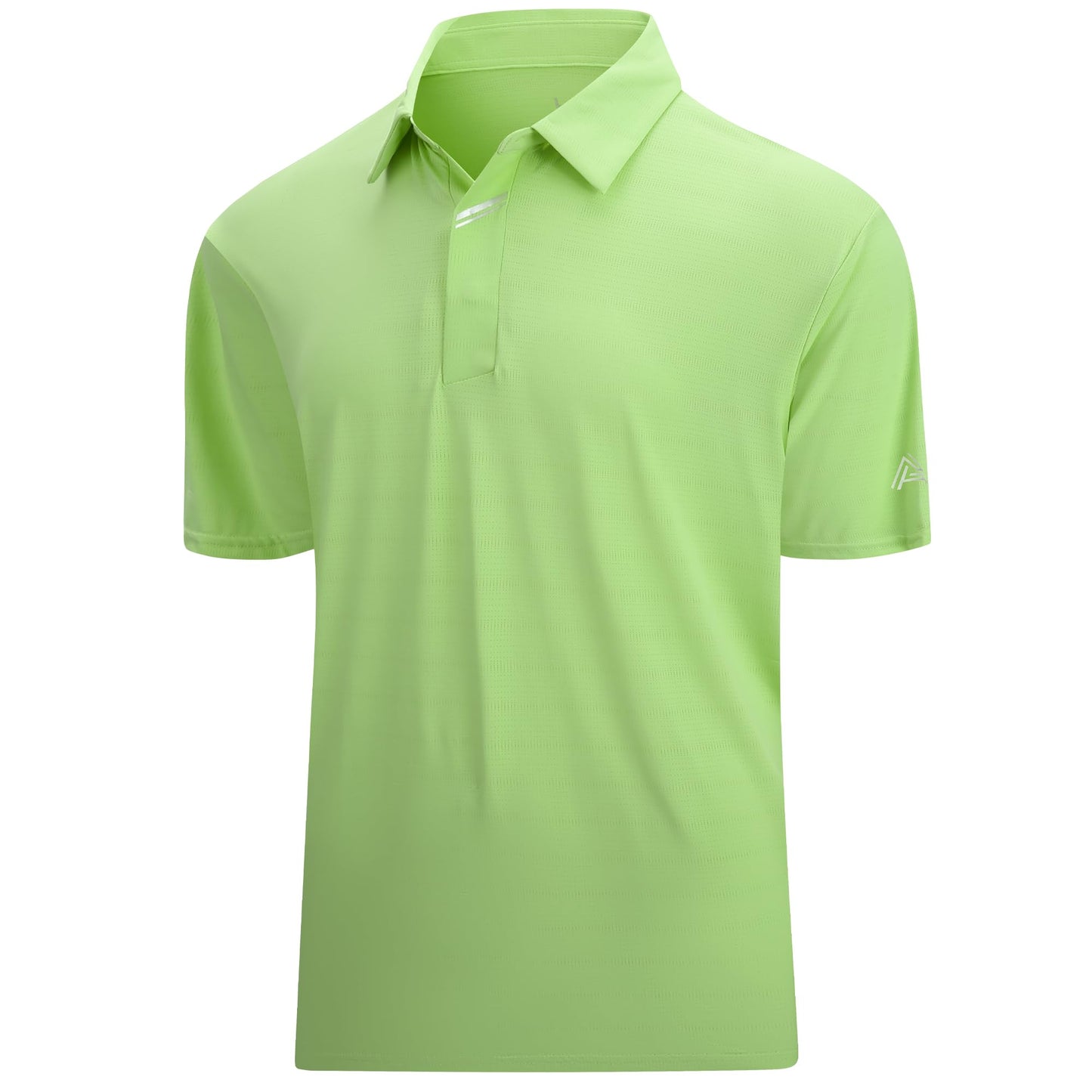 HOTEsabel.C Jacquard Golf Shirts for Men Dry Fit Short Sleeve Collared Polo | Moisture Wicking, Athletic Fit, 4-Way Stretch for Comfort, Wrinkle Free, Lightweight, Ideal for Golf, Casual & Work Wear