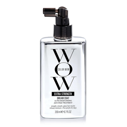 HOTCOLOR WOW Extra Strength Dream Coat, Ultra-Moisturizing Anti-Humidity Treatment with Heat Protectant for Glassy, Frizz-Prone Hair