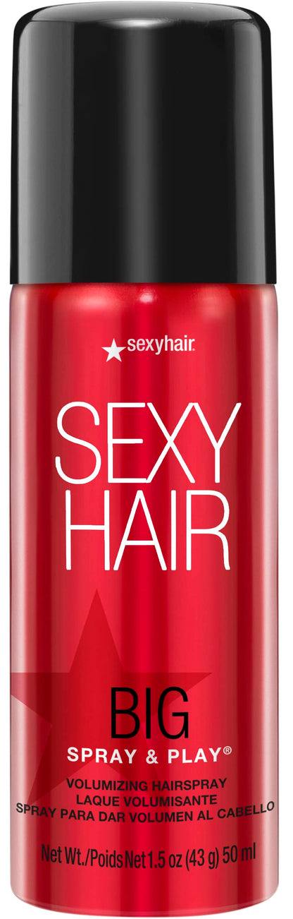 HOTSexyHair Big Spray & Play Volumizing Hairspray | Hold and Shine | Up to 72 Hour Humidity Resistance | All Hair Types