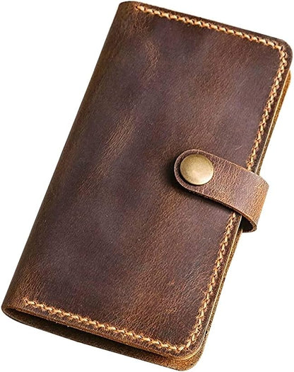 HOTPersonalized leather galaxy S23 S22 S21 Plus Ultra case wallet, vintage rustic genuine leather cases for galaxy S23 Ultra GS05MW