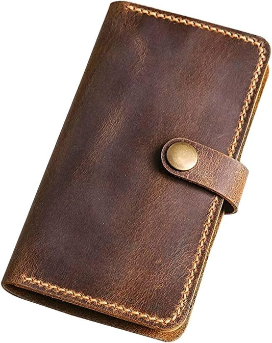 HOTPersonalized leather galaxy S23 S22 S21 Plus Ultra case wallet, vintage rustic genuine leather cases for galaxy S23 Ultra GS05MW
