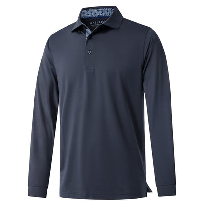 HOTMens Polo Shirts Short and Long Sleeve Casual Solid Stylish Dry Fit Performance Designed Collared Golf Polo Shirts for Men