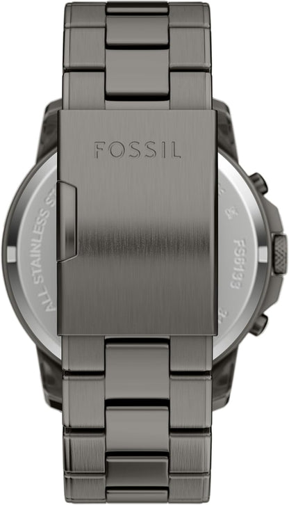 HOTFossil Men's Watch, Grant Quartz Stainless Steel Chronograph Watch for Men