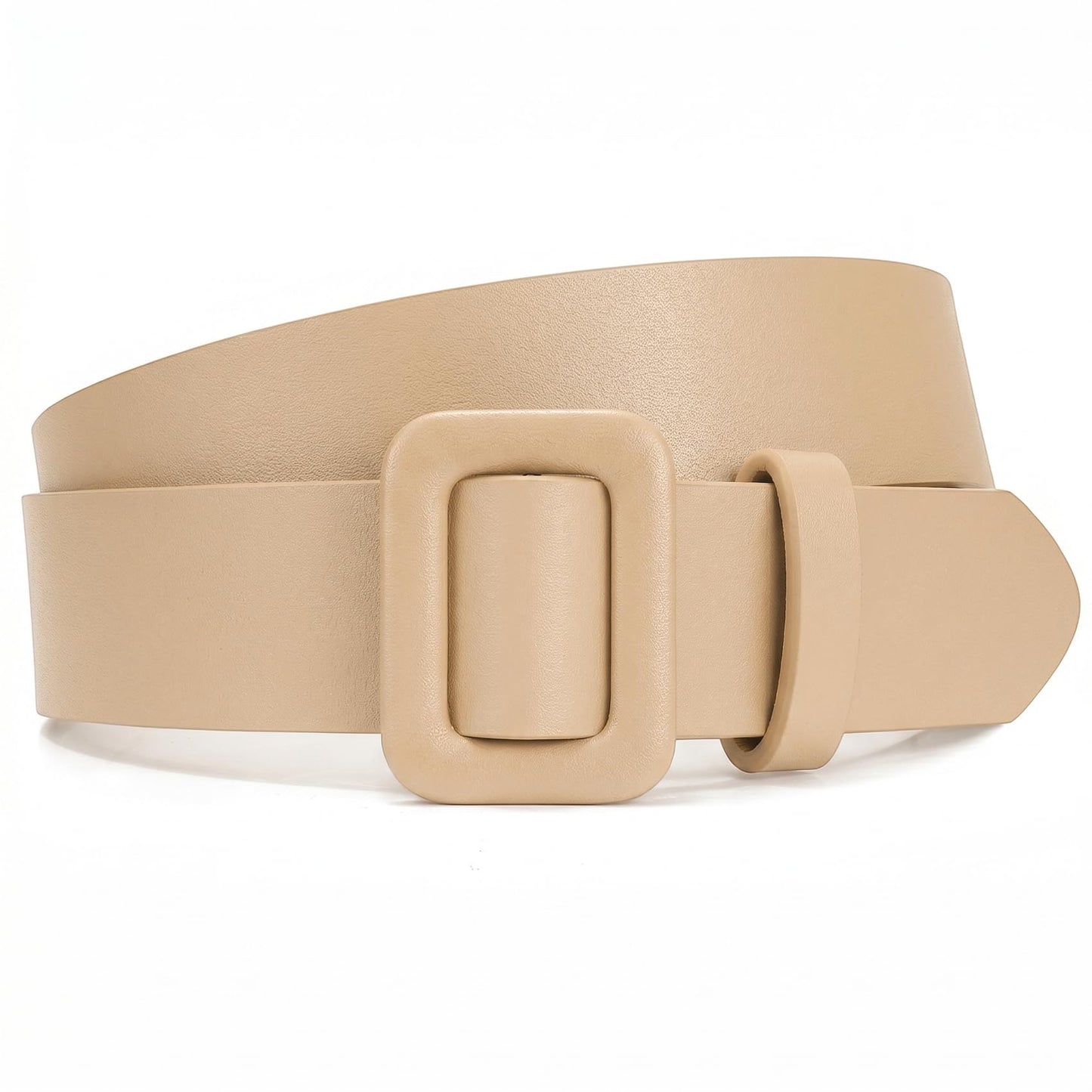 HOTWHIPPY Women Leather Belt Candy Color Ladies Fashion Waist Belt for Jeans Pants Dresses