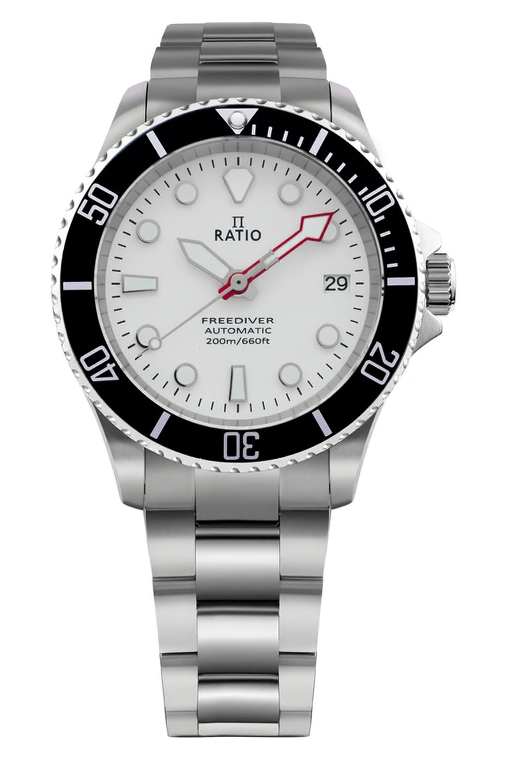 HOTRATIO FreeDiver Sapphire Crystal Diver Watch Japanese Automatic Movement Dive Watch 200m Water Resistant Diving Watch