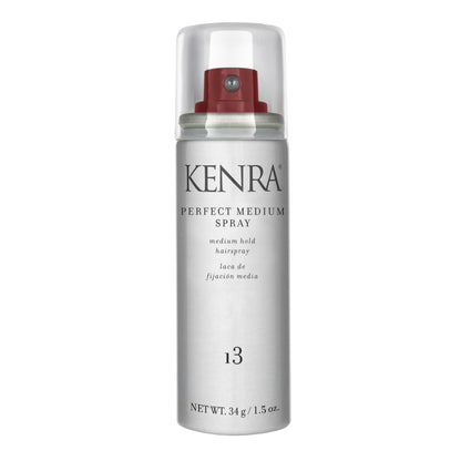 HOTKenra Professional Perfect Medium Spray 13 | Provides Styling Control Without Stiffness | Medium Hold | Fast-Drying Formulation | High Shine Finish | All Hair Types