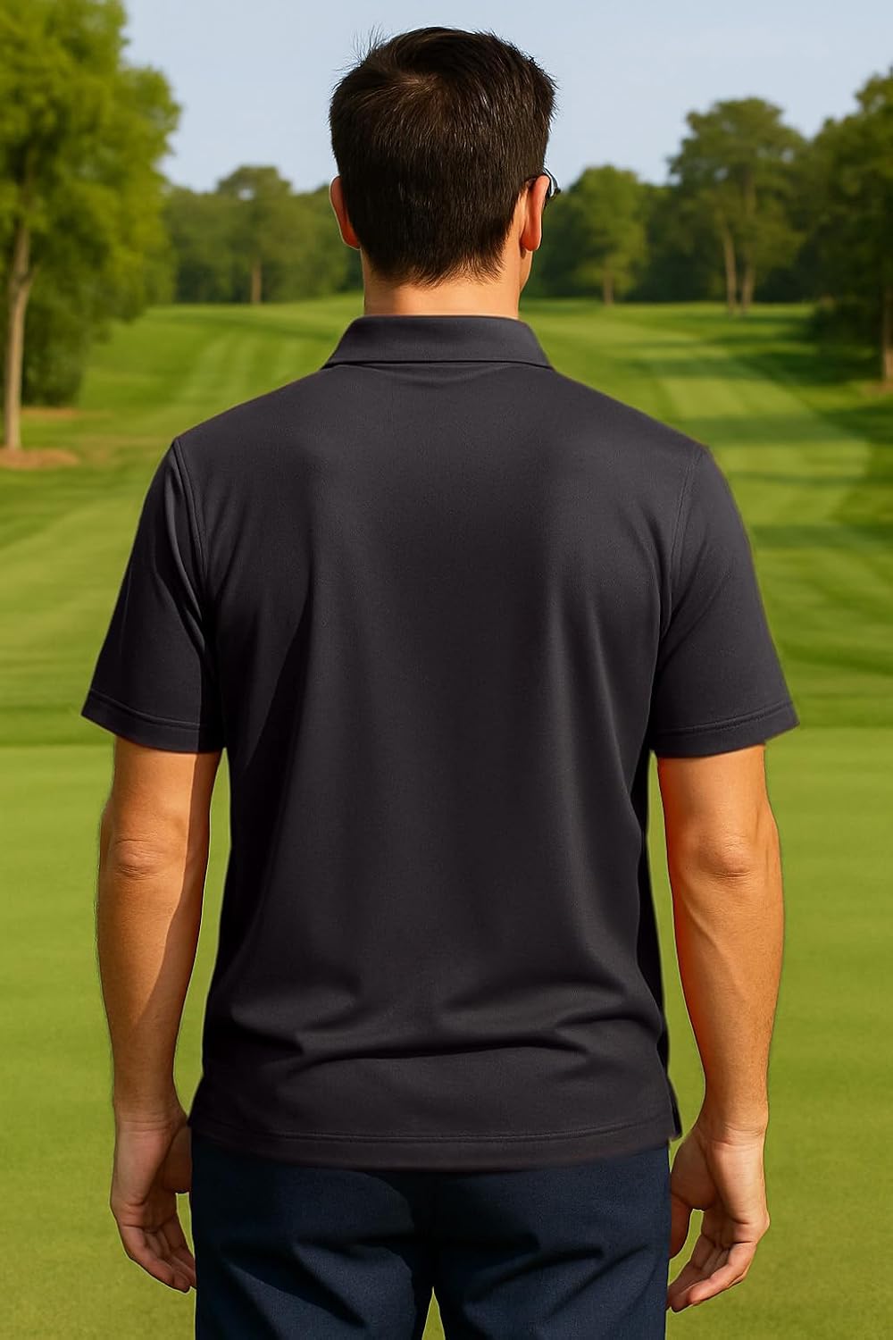 HOTGolf Shirts for Men Regular and Big and Tall Size Golf Polos Dry Fit Mens Polo Shirts Short Sleeve