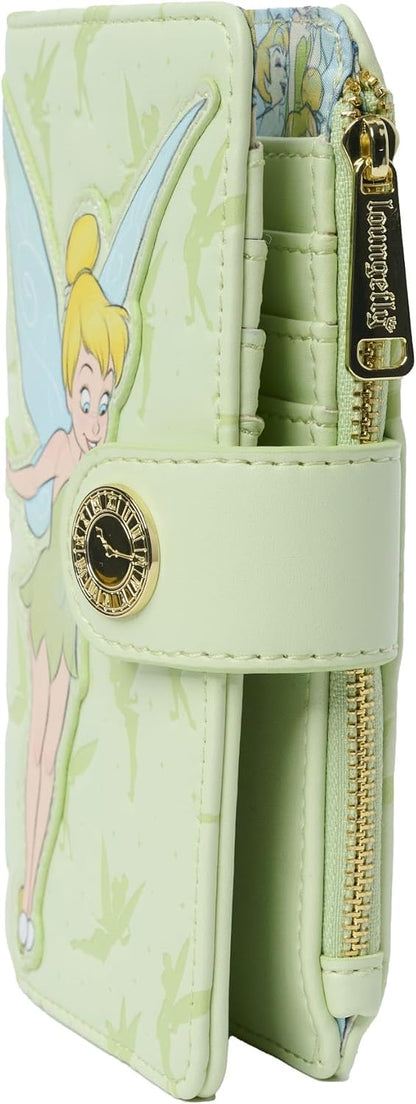 HOTLoungefly Disney Tinker Bell Women Wallet Clutch Green Fairy