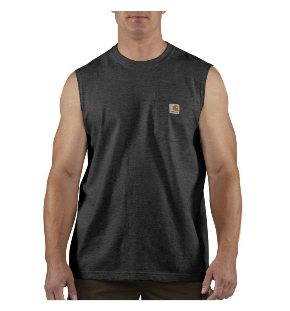 HOTCarhartt Men's Dearborn Relaxed Sleeveless T-Shirt