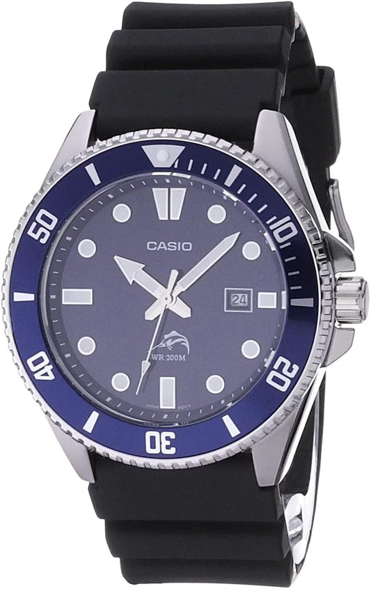 HOTCasio MDV106 Series | Unisex Analog Watch | 200M WR | Stainless Steel Case | Resin Band | 2 Hand Analog (HR, Min, SEC) | Date Display | Screw Down Crown/Screw Down Caseback | 3 Year Battery