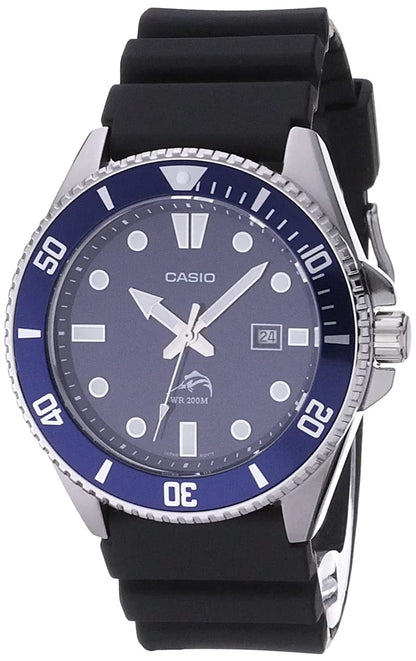 HOTCasio MDV106 Series | Unisex Analog Watch | 200M WR | Stainless Steel Case | Resin Band | 2 Hand Analog (HR, Min, SEC) | Date Display | Screw Down Crown/Screw Down Caseback | 3 Year Battery