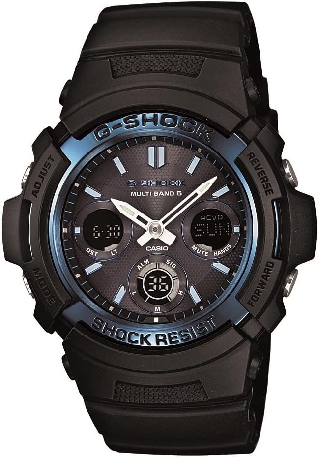 HOTCasio AWG-M100A-1ACR G-Shock AWGM100A-1A Men's Tough Solar Black Resin Sport Watch