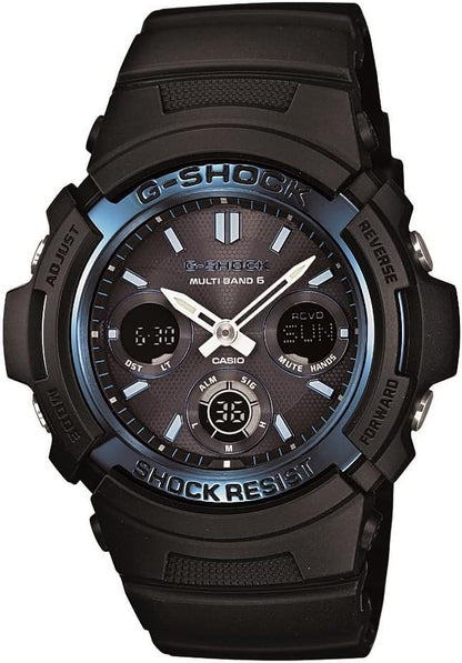 HOTCasio AWG-M100A-1ACR G-Shock AWGM100A-1A Men's Tough Solar Black Resin Sport Watch