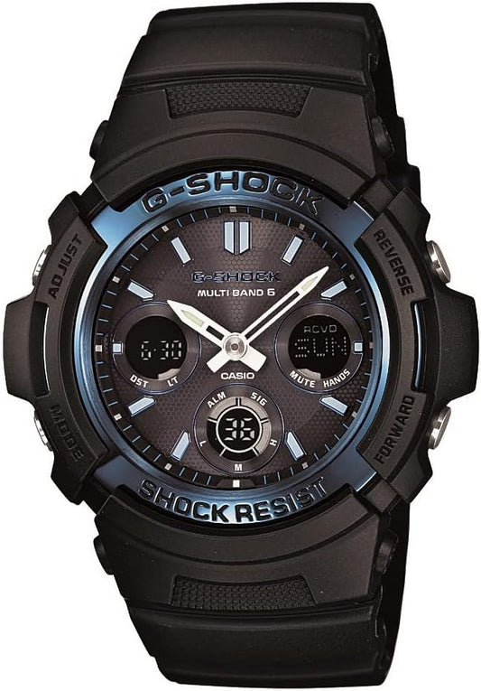 HOTCasio AWG-M100A-1ACR G-Shock AWGM100A-1A Men's Tough Solar Black Resin Sport Watch