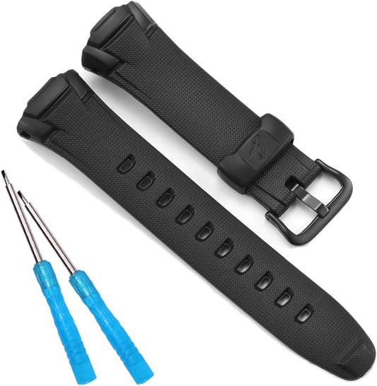 HOTReplacement Watch Strap Compatible with Casio GW-530 GW-500 Strap Men's Resin Bracelet