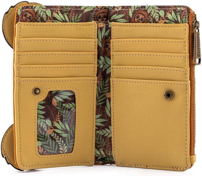 HOTLoungefly Star Wars Wicket Ewok Cosplay Faux Leather Wallet