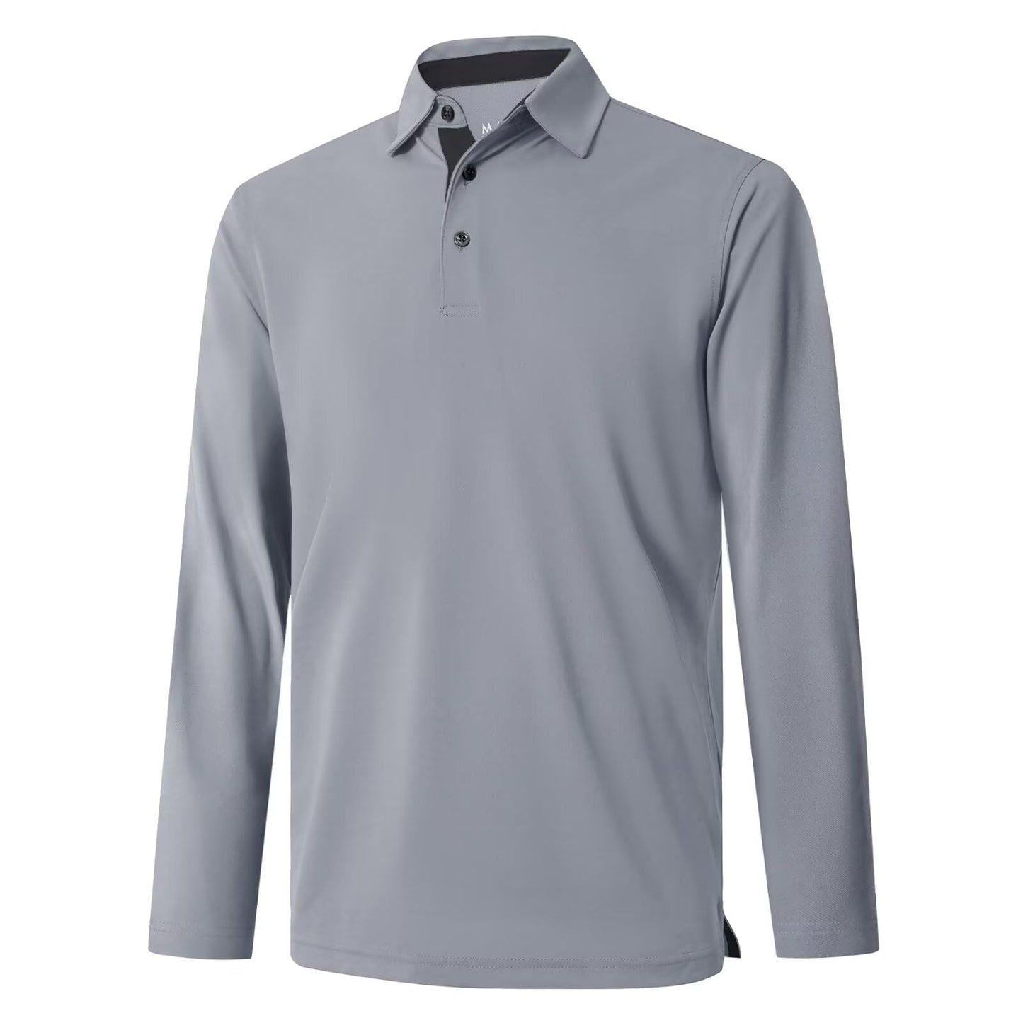 HOTMens Golf Shirt Short and Long Sleeve Moisture Wicking Dry Fit Performance Solid Casual Pique Golf Polo Shirts for Men
