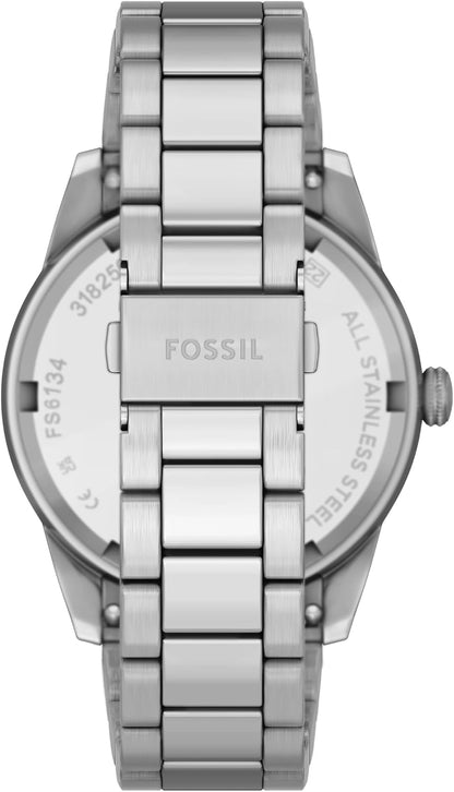 HOTFossil Men's Watch, Pearson Multifunction Stainless Steel Watch for Men