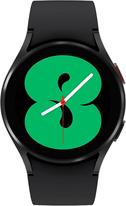HOTSamsung Electronics Galaxy Watch 4 40mm Smartwatch with ECG Monitor Tracker for Health Fitness Running Sleep Cycles GPS Fall Detection Bluetooth US Version - (Black) (Renewed)