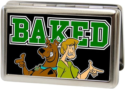 HOTBuckle-Down unisex adult Buckle-down Business Card Holder - Scooby Doo Wallet, Scooby Doo10, 4.0 x 2.9 US | Durable Slim Metal Pocket Case for Credit Cards & ID, Buckle-Down Nostalgic Pop Culture Accessory, Scooby Doo10, 4.0 x 2.9