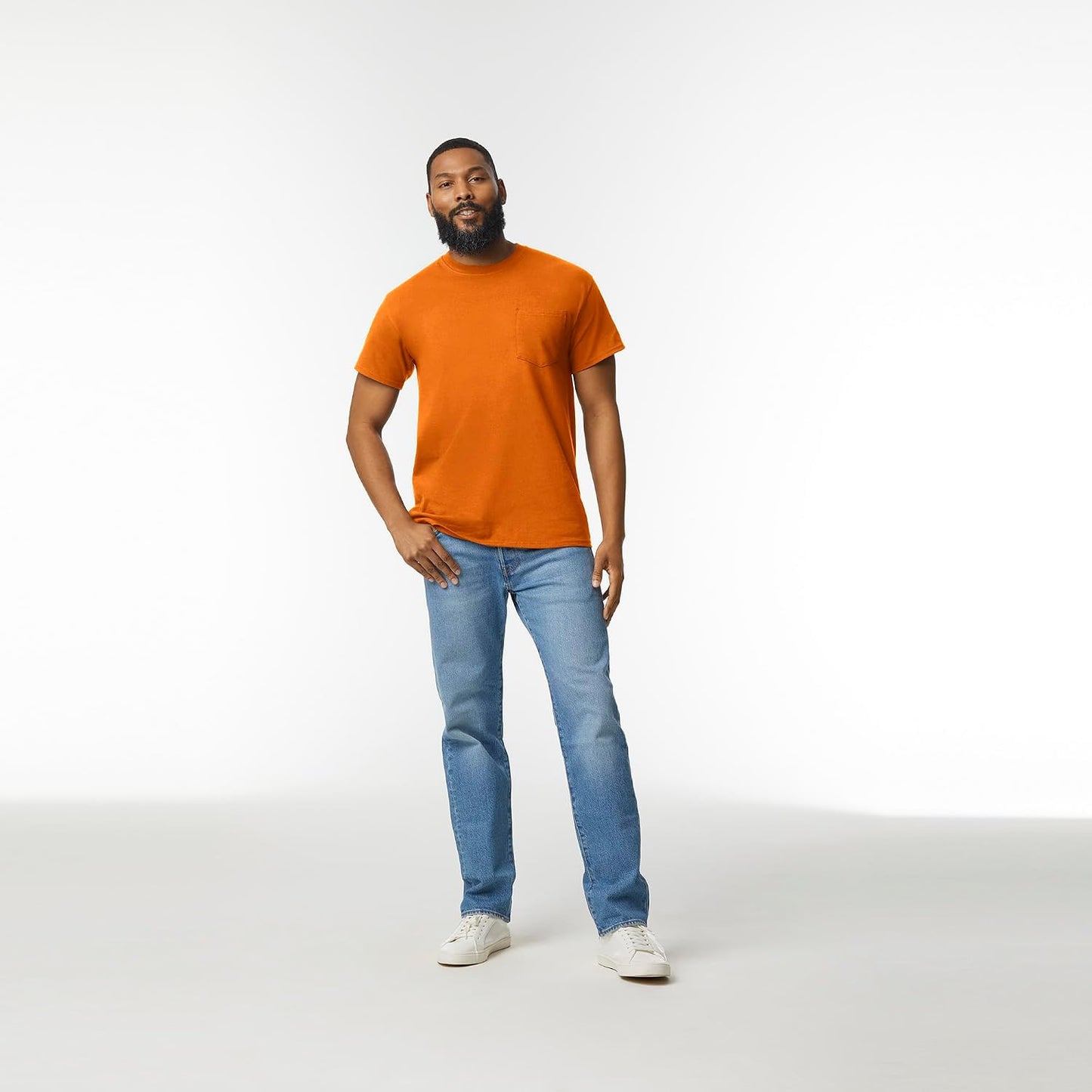 HOTGildan Adult Ultra Cotton T-Shirt with Pocket, Style G2300, 2-Pack