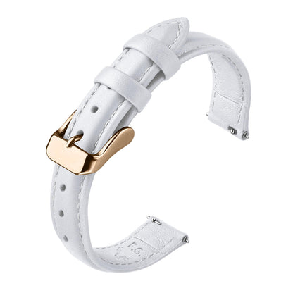HOTFullmosa Watch Band, Quick Release Leather Watch Strap Compatible with Samsung Galaxy Garmin for Men Women, Replacement Bands Width 12mm 14mm 16mm 18mm 19mm 20mm 21mm 22mm 24mm | Quick Release Replacement Bands with Stainless Steel Metal Clasp, Genuine
