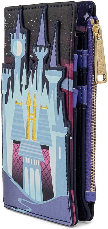 HOTLoungefly Disney Cinderella Castle Series Flap Wallet