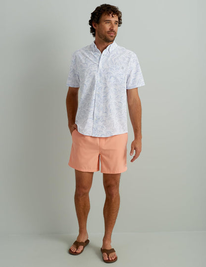 HOTHUK Mens Kona Short Sleeve Shirt | Performance Button Down