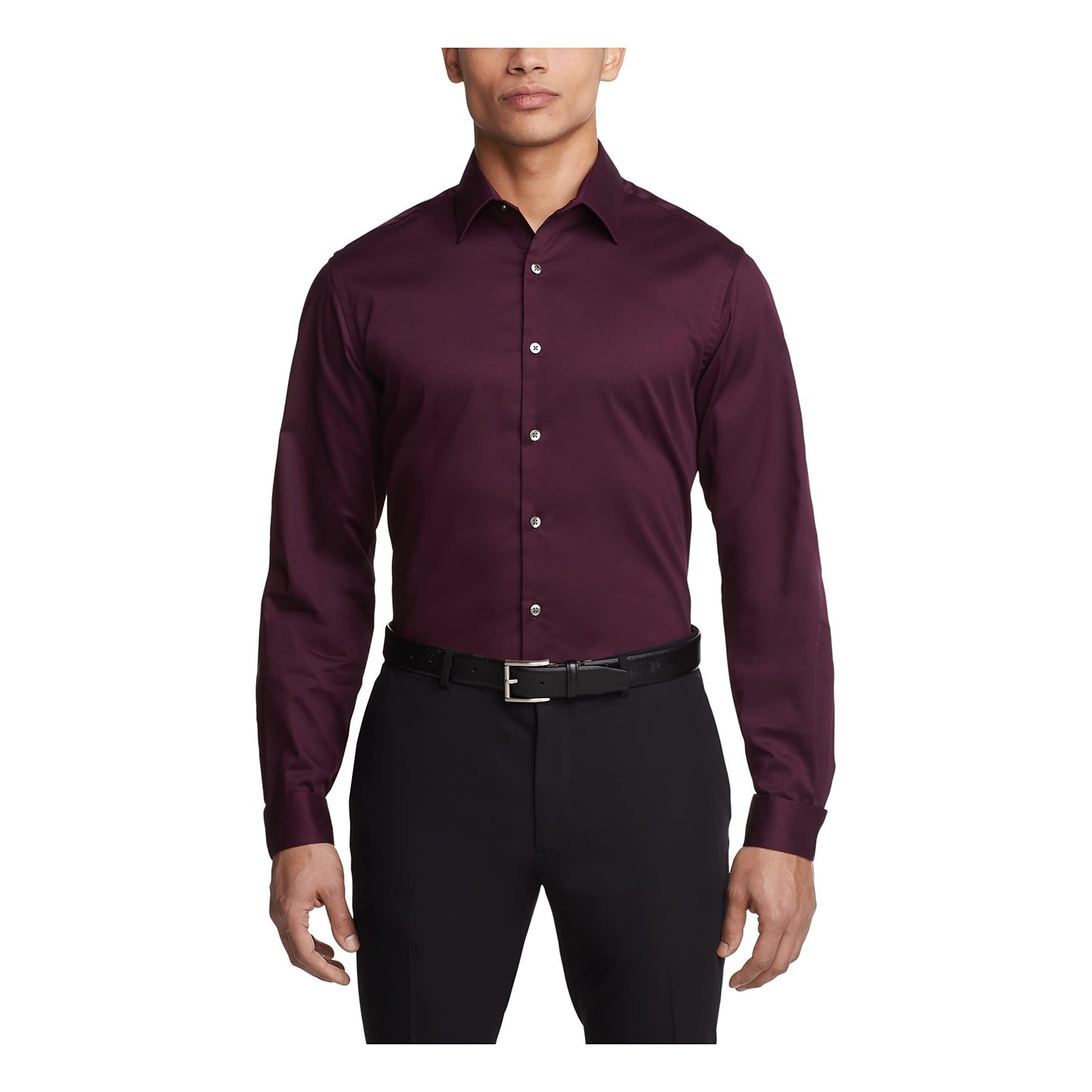 HOTVan Heusen Men's Flex Collar Slim Fit Stretch Dress Shirt