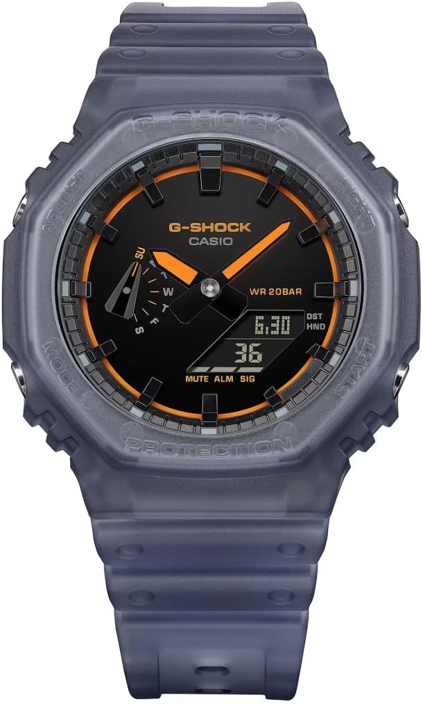 HOTCasio G-Shock Smoke Light Analog-Digital Blue Resin Watch GA2100K-2A