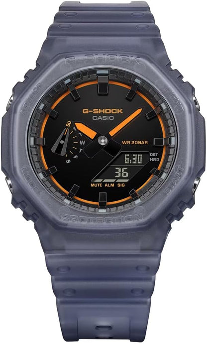 HOTCasio G-Shock Smoke Light Analog-Digital Blue Resin Watch GA2100K-2A