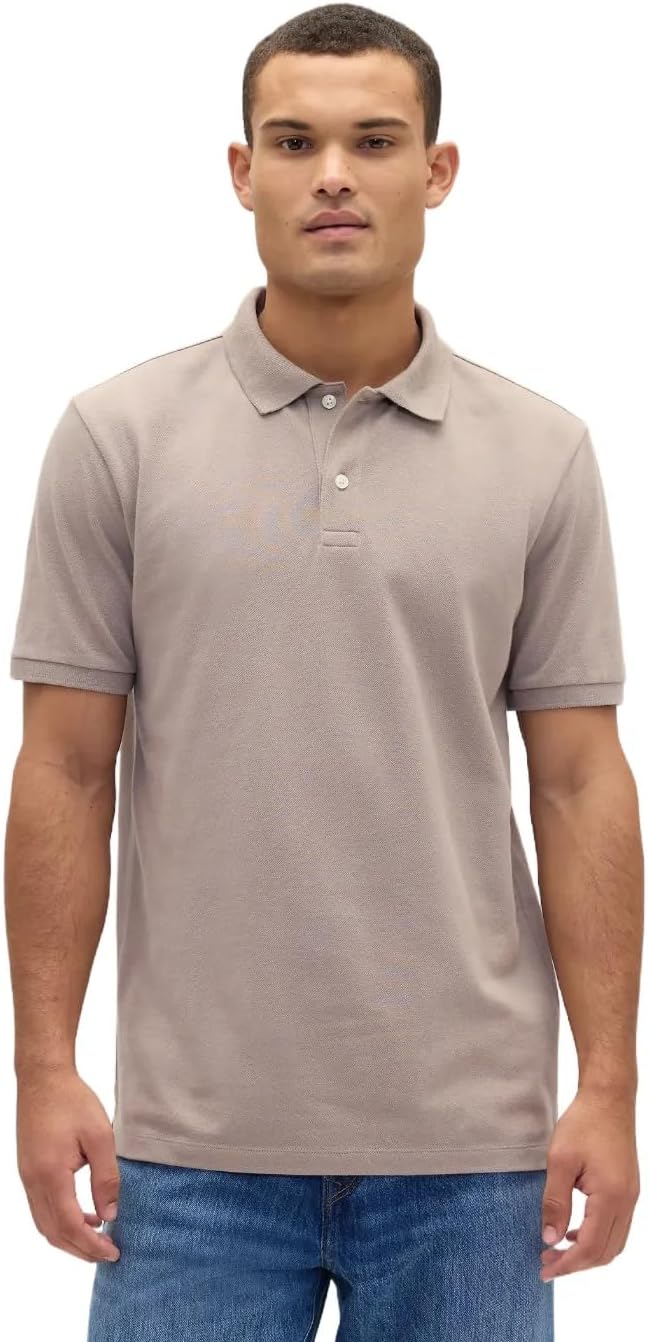 HOTGap Men's Stretch Pique Polo Shirt