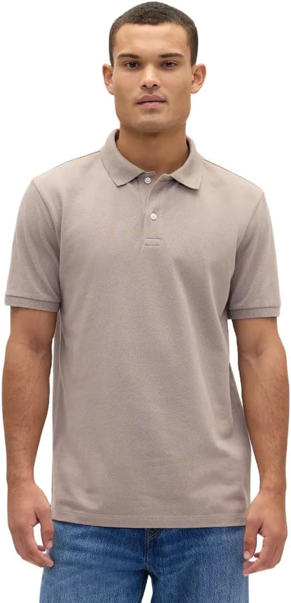 HOTGap Men's Stretch Pique Polo Shirt