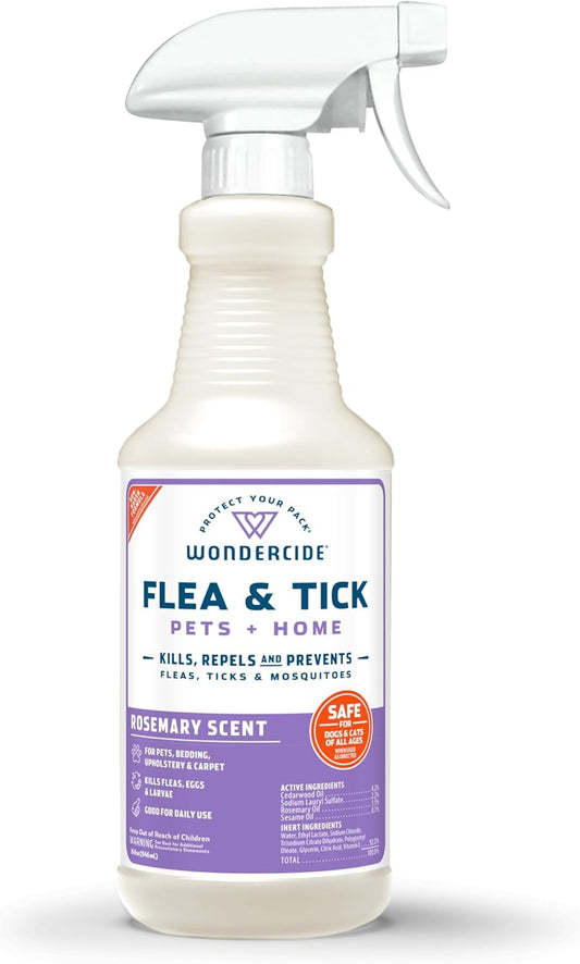 HOTWondercide Rose Flea & Tick Spray for Pets Plus Home with Natural Essential Oils 16 fl. oz.