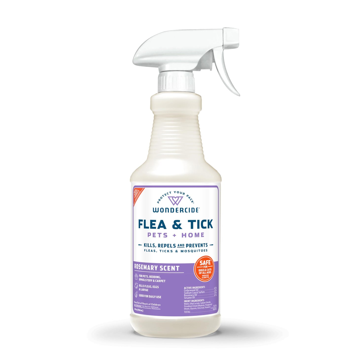 HOTWondercide Rose Flea & Tick Spray for Pets Plus Home with Natural Essential Oils 16 fl. oz.