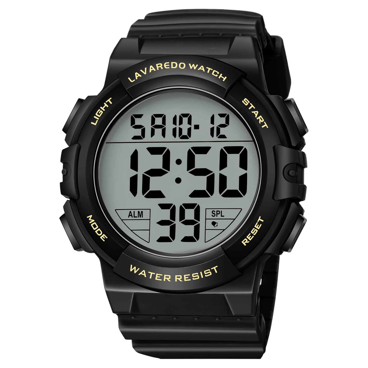 HOTMens Digital Watch, Sport Military Watches for Men Waterproof LED Screen Large Face Tactical Watch with Backlight Alarm Stopwatch Wrist Watch