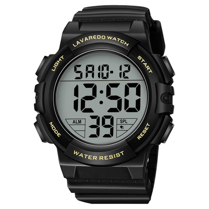 HOTMens Digital Watch, Sport Military Watches for Men Waterproof LED Screen Large Face Tactical Watch with Backlight Alarm Stopwatch Wrist Watch