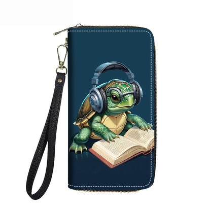 HOTWomen's Large Capacity Wallet PU Leather Double Zipper Clutch Purse Multifunctional Wallet with Removable Wristlet Strap for Smart Phone/Coin/Card/Cash, Floral Quotes Bible Verse Philippians 4-13