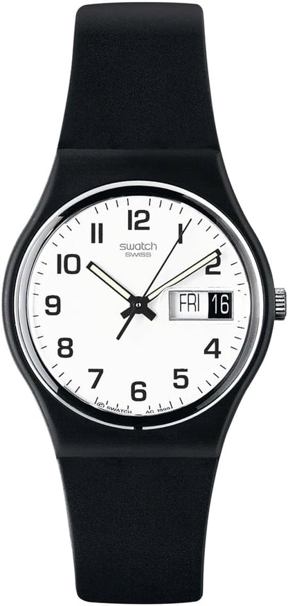 HOTSwatch Gent Standard Once Again Quartz Watch, Black