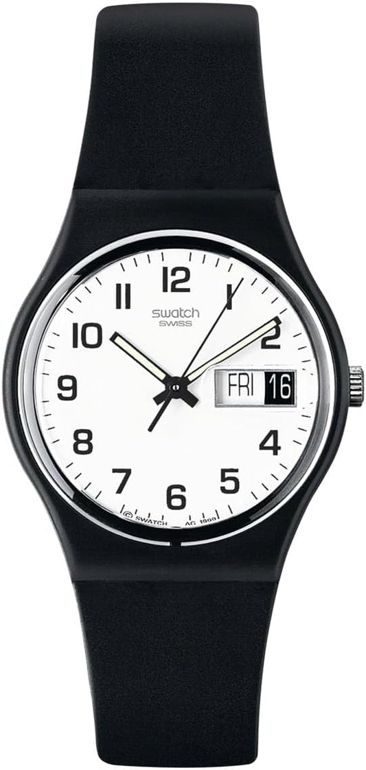 HOTSwatch Gent Standard Once Again Quartz Watch, Black