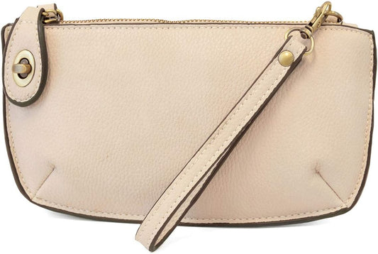 HOTJoy Susan Women's Fashion Purse Mini Crossbody Wristlet Clutch Handbag - Stone