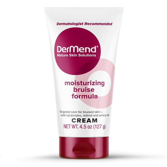 HOTDermend Arnica Bruise Cream with Vitamin K, 4.5 oz | For Thin & Mature Skin, Moisturizing Formula with Retinol, Ceramides & Arnica Oil, Dermatologist Recommended