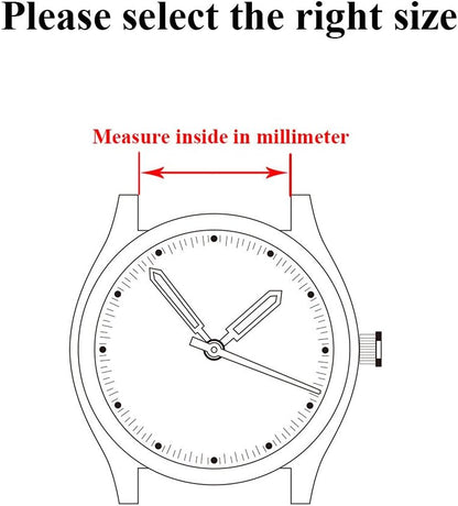 HOT14mm 16mm 18mm 20mm 22mm Calf Leather Watch Band, Extra Soft Watch Strap for Men Women