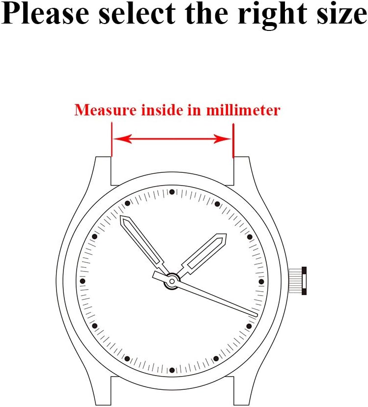 HOT14mm 16mm 18mm 20mm 22mm Calf Leather Watch Band, Extra Soft Watch Strap for Men Women