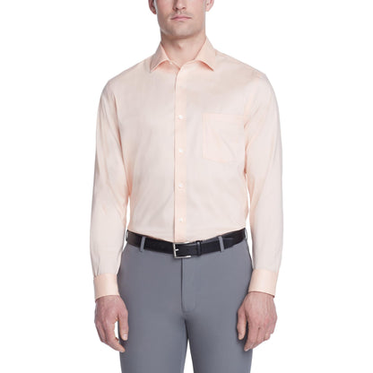 HOTVan Heusen Men's Dress Shirt Regular Fit Ultra Wrinkle Free Flex Collar Stretch Solid