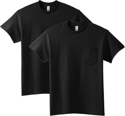 HOTGildan Adult Ultra Cotton T-Shirt with Pocket, Style G2300, 2-Pack