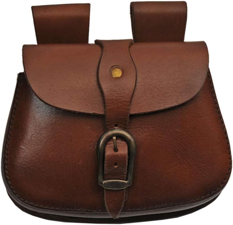 HOTSZCO Supplies Medieval Belt Buckle Saddle Bag