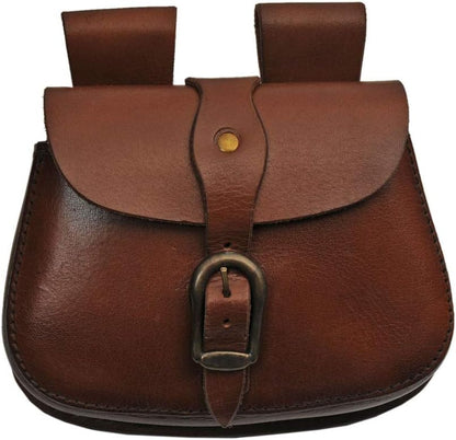 HOTSZCO Supplies Medieval Belt Buckle Saddle Bag