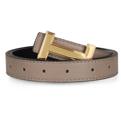 HOTRelang Women's Belts with Gold Buckle, Fashion Waist Band, Elegant Ladies' Belt, Gift for Women